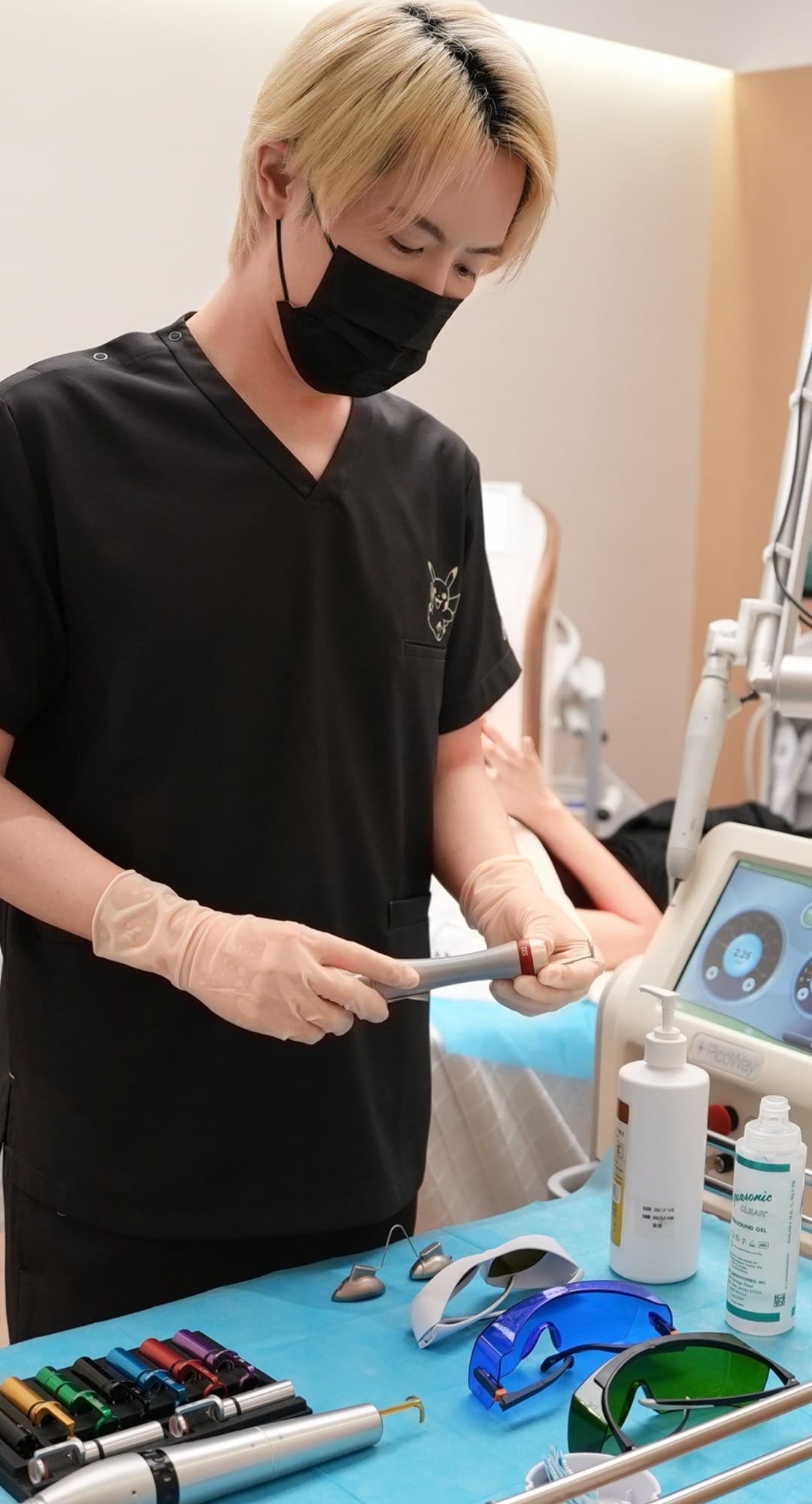 Dr. Lancho at work